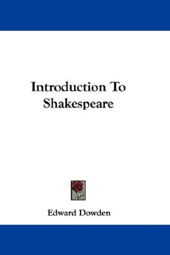introduction to shakespeare