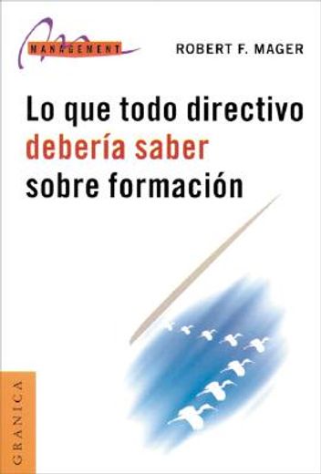 lo que todo directivo deberia saber sobre formacion (in Spanish)