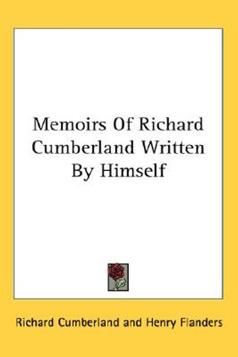memoirs of richard cumberland written by himself
