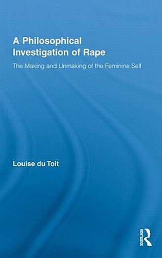 a philosophical investigation of rape