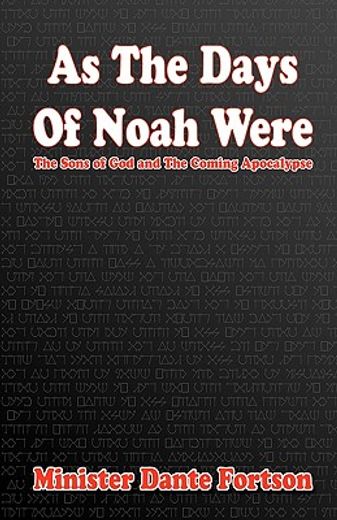 as the days of noah were (in English)