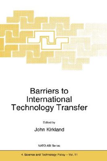 barriers to international technology transfer (en Inglés)