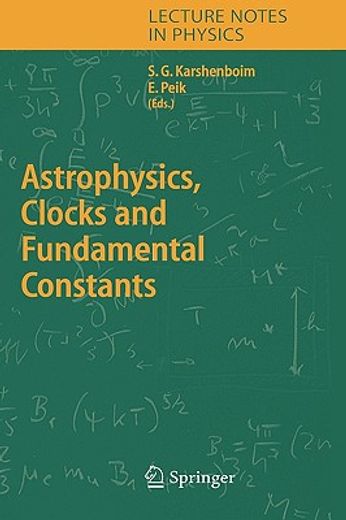 astrophysics, clocks and fundamental constants (in English)