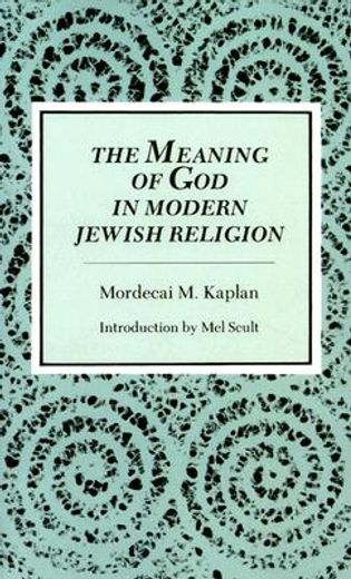 the meaning of god in modern jewish religion