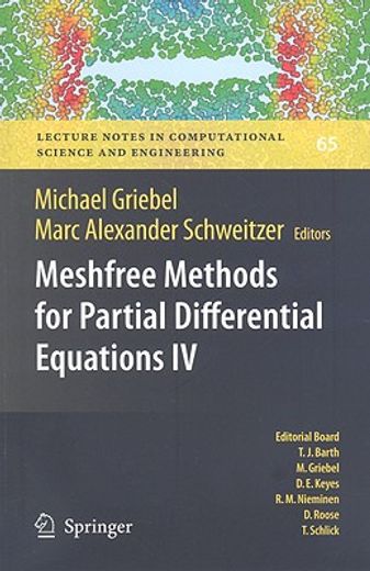meshfree methods for partial differential equations iv