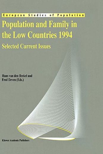 population and family in the low countries 1994 (en Inglés)