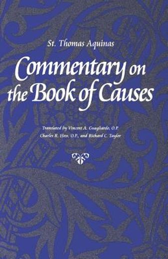 commentary on the book of causes (en Inglés)