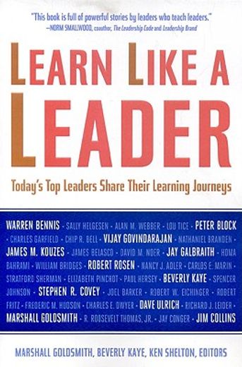 learn like a leader,today´s top leaders share their learning journeys