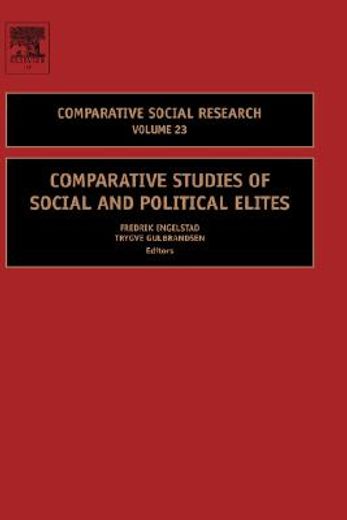 comparative studies of social and political elites