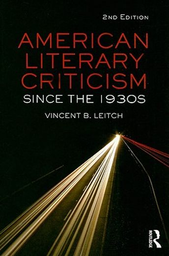 american literary criticism since the 1930s