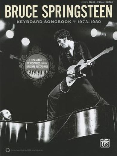 bruce springsteen keyboard songbook 1973-1980,piano/vocal/guitar (in English)