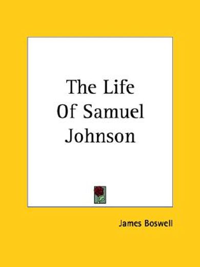 the life of samuel johnson