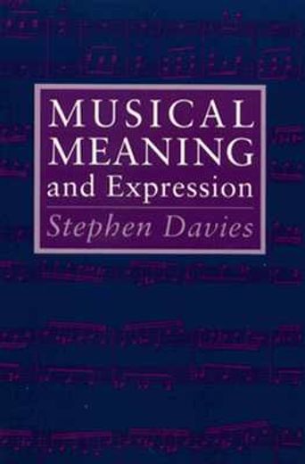 musical meaning and expression