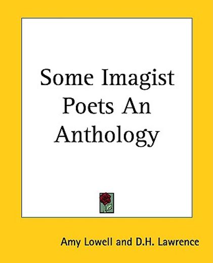 some imagist poets an anthology