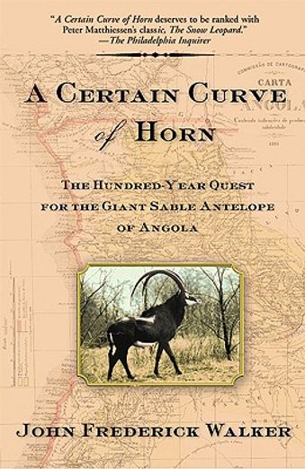 a certain curve of horn,the hundred-year quest for the giant sable antelope of angola (en Inglés)