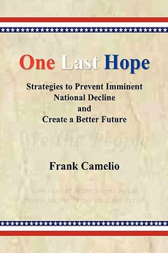 one last hope,strategies to prevent imminent national decline and create a better future