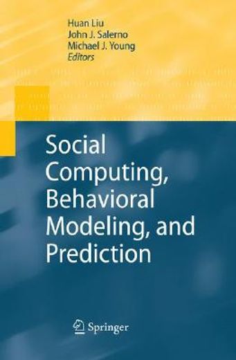 social computing, behavioral modeling,and prediction