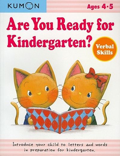 are you ready for kindergarten? verbal skills (en Inglés)