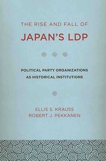 the rise and fall of japan´s ldp,political party organizations as historical institutions