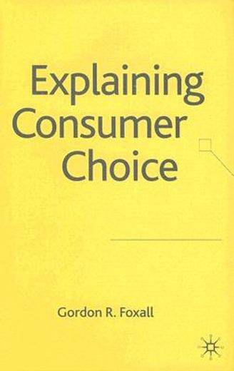 explaining consumer choice