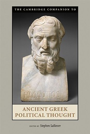 the cambridge companion to ancient greek political thought (en Inglés)