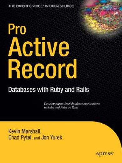 pro active record,databases with ruby and rails