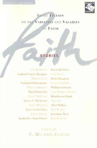 faith,stories: short fiction on the varieties and vagaries of faith