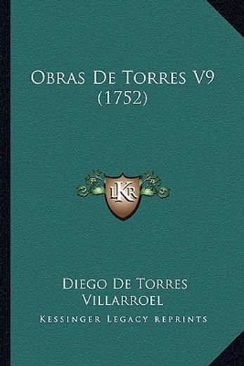 Obras de Torres v9 (1752) (in Spanish)