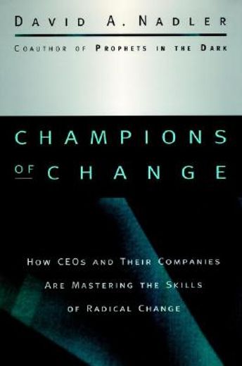 champions of change,how ceos and their companies are mastering the skills of radical change