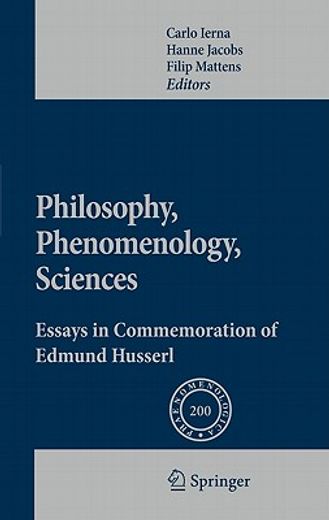 philosophy, phenomenology, sciences,essays in commemoration of edmund husserl