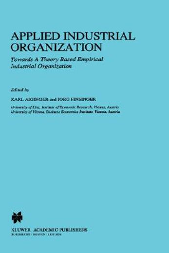 applied industrial organization (en Inglés)