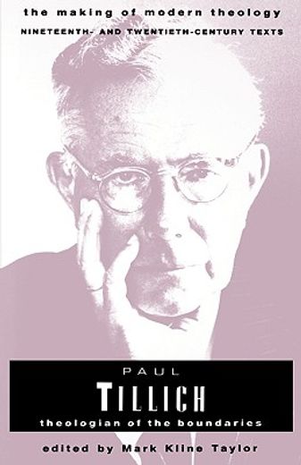 paul tillich,theologian of the boundaries