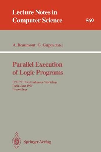 parallel execution of logic programs (en Inglés)
