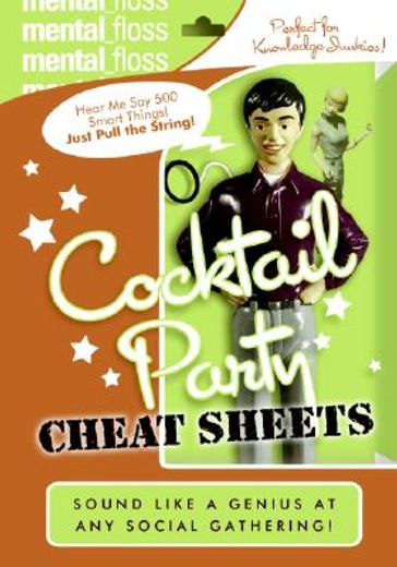 mental floss,cocktail party cheat sheets