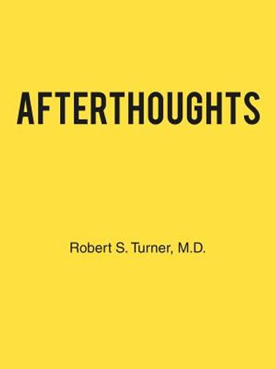 afterthoughts (en Inglés)