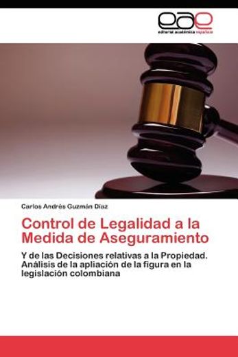 control de legalidad a la medida de aseguramiento