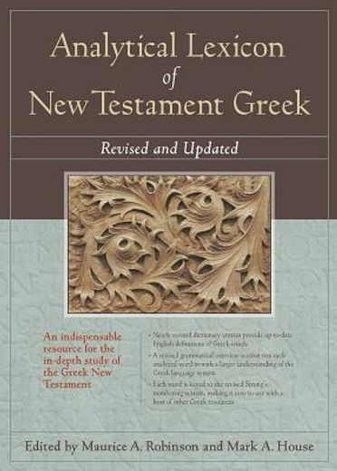 analytical lexicon of new testament greek (en Inglés)