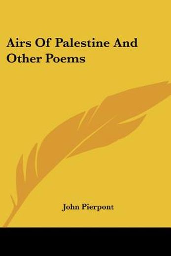 airs of palestine and other poems