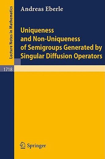 uniqueness and non-uniqueness of semigroups generated by singular diffusion operators (en Inglés)
