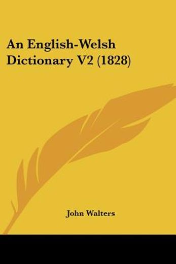 an english-welsh dictionary v2 (1828)