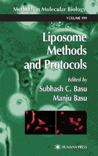 liposome methods and protocols (en Inglés)