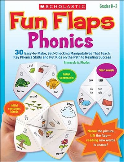 fun flaps phonics grades k-2 (en Inglés)