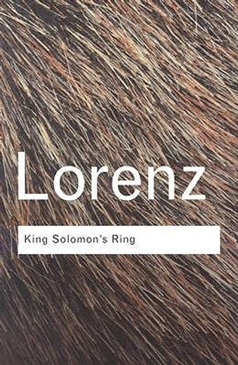 king solomon´s ring,new light on animal ways
