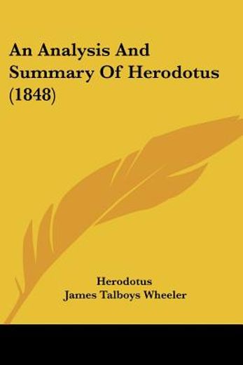 an analysis and summary of herodotus (18