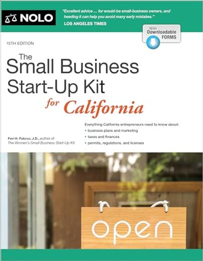 Small Business Start-Up kit for California, the (en Inglés)