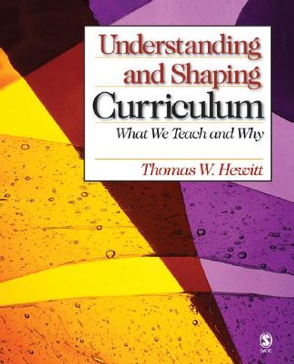 Understanding and Shaping Curriculum: What We Teach and Why (en Inglés)