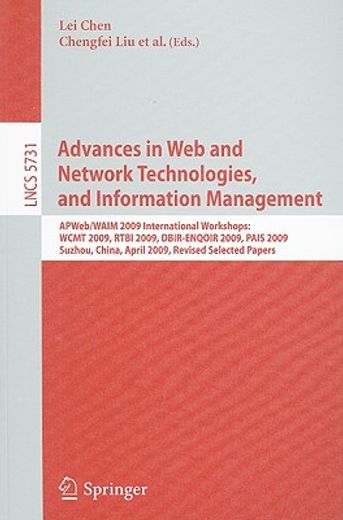 advances in web and network technologies and information management (en Inglés)