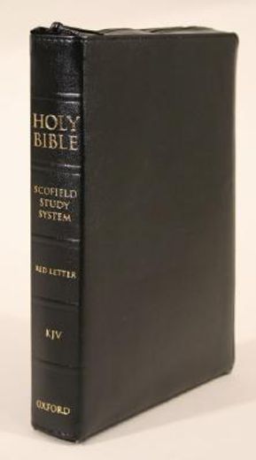 holy bible,new king james version, the scofield study bible iii, zipper duradera  black