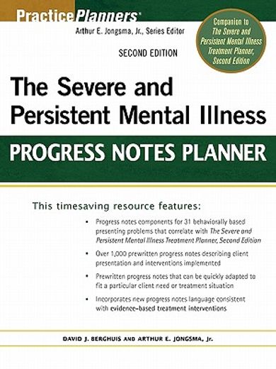 the severe and persistent mental illness progress notes planner