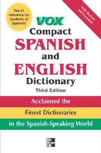 vox compact spanish & english dictionary (en Inglés)